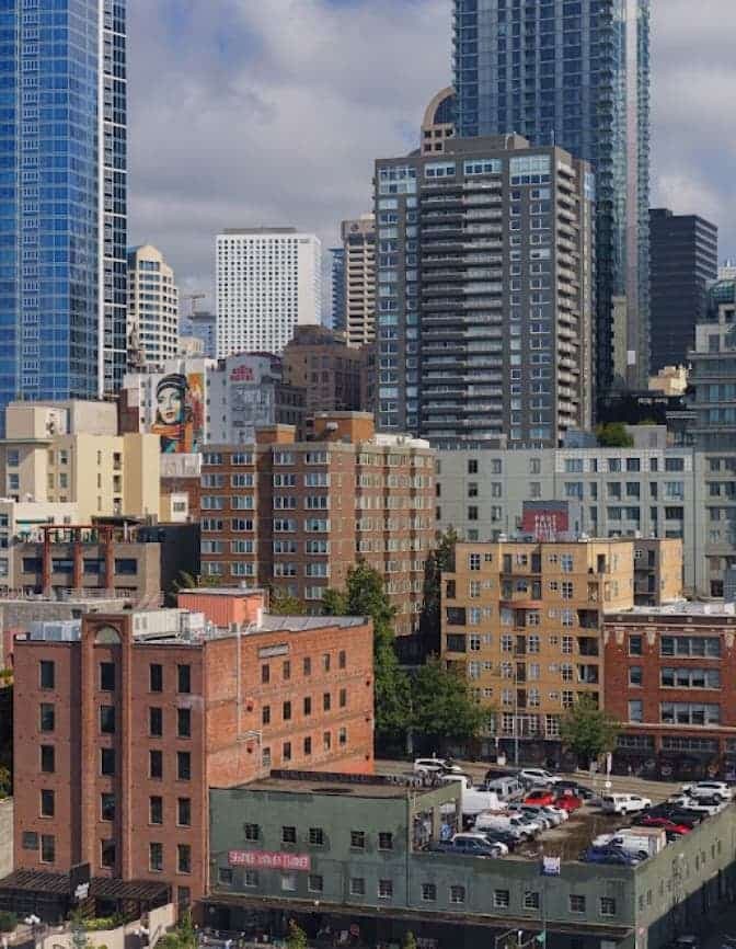 seattle skyscraper view